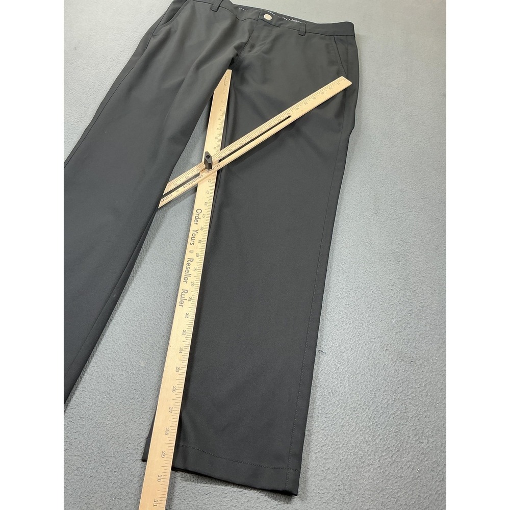 Bonobos Pants Mens 33x29 Black Golf Trousers Slim Straight Polyester Performance - Picture 2 of 11